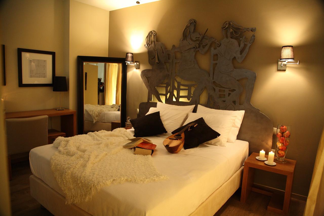 Mousiko Pandoxeio Hotell Steni Dhirfios Rum bild