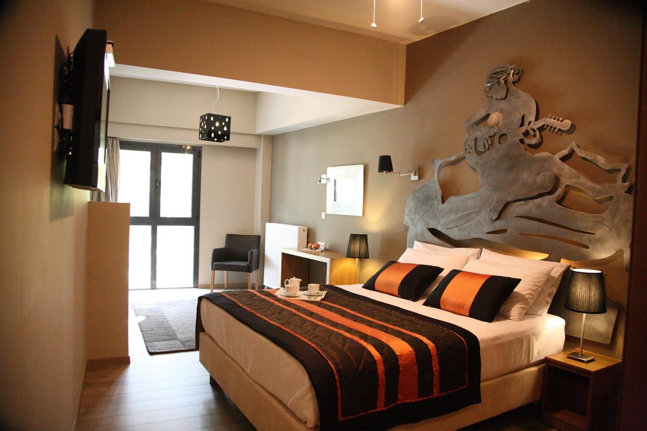 Mousiko Pandoxeio Hotell Steni Dhirfios Rum bild